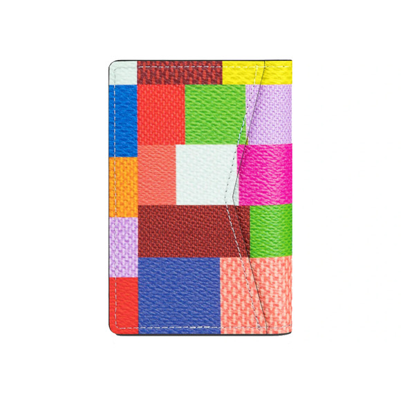 Louis Vuitton 3D Damier Graphite Lego Multicolor Logo Pocket Organizer Wallet - Picture 4 of 8